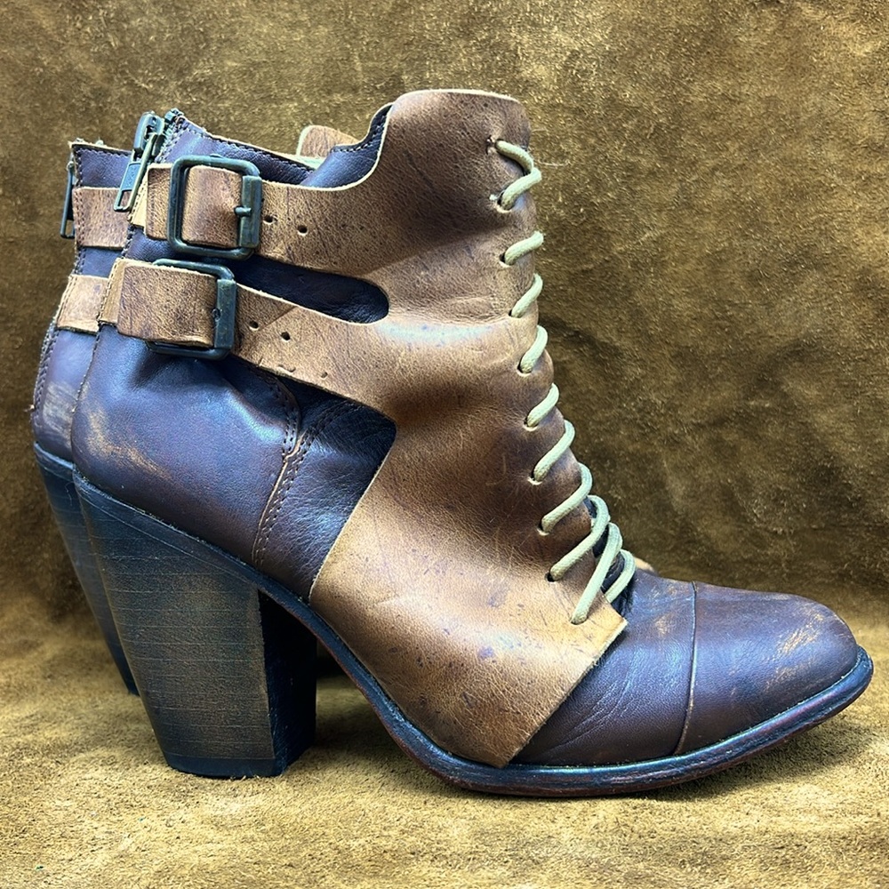 Freebird Heeled Ankle Boots